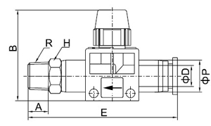 HVFS,Hand Valve,Pneumatic Fittings, Air Fittings, one touch tube fittings, Pneumatic Fitting, Nickel Plated Brass Push in Fittings